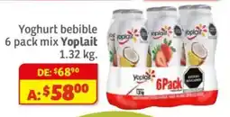 Soriana Híper Yoplait yoghurt bebible oferta