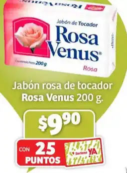 Soriana Híper Rosa Venus jabon de tocador oferta