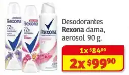 Soriana Híper Rexona dama aerosol oferta