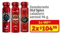Soriana Híper Old Spice caballero aerosol oferta