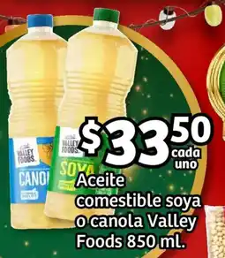 Soriana Híper Valley Foods aceite comestible oferta