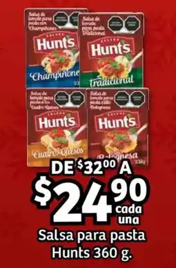 Soriana Híper Hunts salsa para pasta oferta