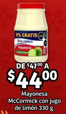 Soriana Híper McCormick mayonesa con jugo de limon oferta