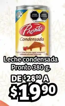 Soriana Híper Pronto leche condensada oferta