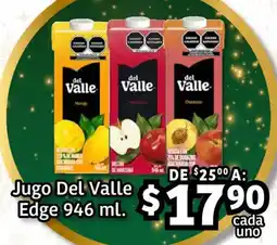 Soriana Híper Del Valle Edge jugo oferta