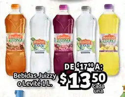 Soriana Híper Juizzy o Levité bebidas oferta