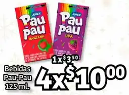 Soriana Híper Pau-Pau bebidas oferta