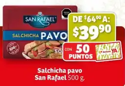Soriana Híper San Rafael salsicha pavo oferta