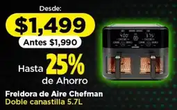 Bodega Aurrerá Chefman freidora de aire oferta