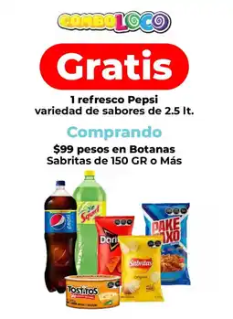 HEB Sabritas botanas + Pepsi oferta