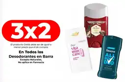 HEB En todos los desodorantes en barra oferta