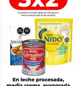 HEB En leche procesada, media crema, evaporada o condensada oferta