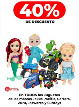 HEB En todos los juguetes de las marcas jakks pacific, carrera, zuru, jazwares y suntoys oferta
