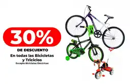 HEB En todas las bicicletas y triciclos oferta