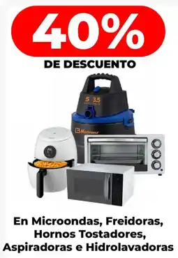 HEB En microondas, freidoras, hornos tostadores, aspiradoras e hidrolavadoras oferta