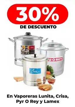 HEB En vaporeras lunita, crisa, pyr o rey y lamex oferta