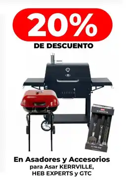 HEB En asadores y accesorios oferta
