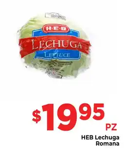 HEB HEB Lechuga Romana oferta