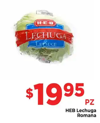 HEB HEB Lechuga Romana oferta