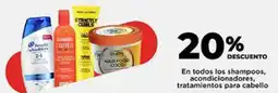 HEB En todos los shampoos, acondicionadores, tratamientos para cabello oferta