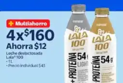 Walmart LALA 100 leche deslactosada oferta