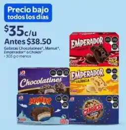 Walmart Chocolatines, Mamut, Emperador o Chokis galletas oferta