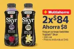 Walmart Yoplait Skyr yogurt griego bebible oferta