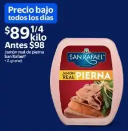 Walmart San Rafael jamón real de pierna oferta