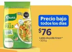 Walmart Knorr caldo de pollo oferta