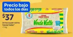Walmart Verde Valle arroz super extra oferta