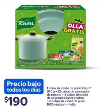 Walmart Knorr caldo de pollo + sazonador de tomate + caldo de vegetales + caldo de pollo natural + olla oferta