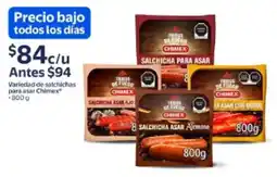 Walmart Chimex salsichas para asar oferta
