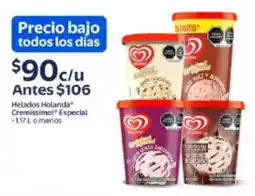 Walmart Holanda Cremissimo! Especial helados oferta