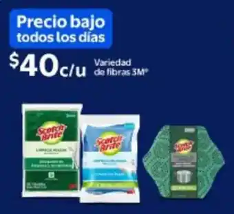Walmart Variedad de fibras 3M oferta