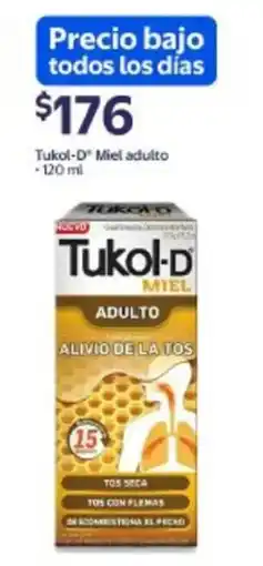 Walmart Tukol-D Miel adulto oferta