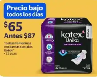 Walmart Kotex Unika oferta
