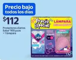 Walmart Saba protectores diarios oferta