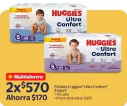 Walmart Huggies Ultra Confort etapa 5 oferta