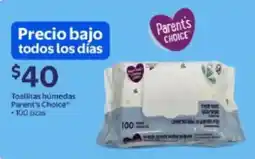 Walmart Parent's Choice toallitas humedas oferta