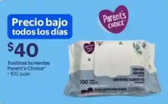 Walmart Parent's Choice toallitas humedas oferta