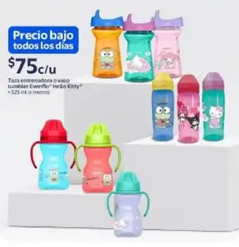 Walmart Evenflo o Hello Kitty taza entrenadora o vaso tumbler oferta