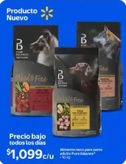 Walmart Pure Balance alimento seco para perro adulto oferta
