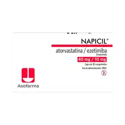 Farmacias Benavides 40 mg Atorvastatina/10 mg Ezetimiba oferta