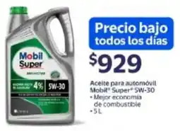Walmart Mobil super aceite para automóvil oferta