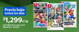 Walmart Variedad de juegos para nintendo switch oferta