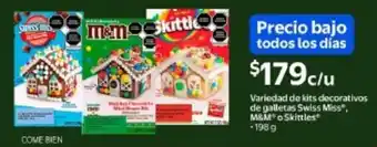 Walmart Variedad de kits decorativos de galletas swiss miss, m&m o skittles oferta