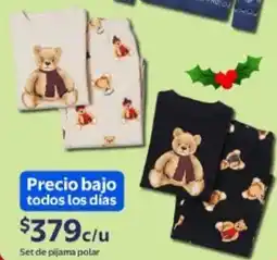 Walmart Set de pijama polar oferta
