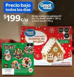 Walmart M&m's/ great valuekit decorativo de galletas elf on the shelf oferta