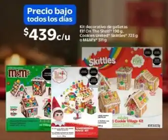 Elf on the shelf/cookies united skittles/m&m's kit decorativo de galletas