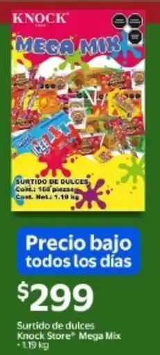 Walmart Knock store mega mix surtido de dulces oferta
